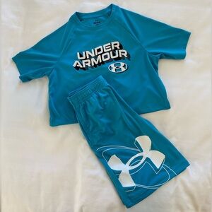 Under Armour - Boys Athletic tshirt & shorts set